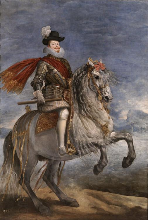 Diego Velazquez Philip III on Horseback (df01) China oil painting art
